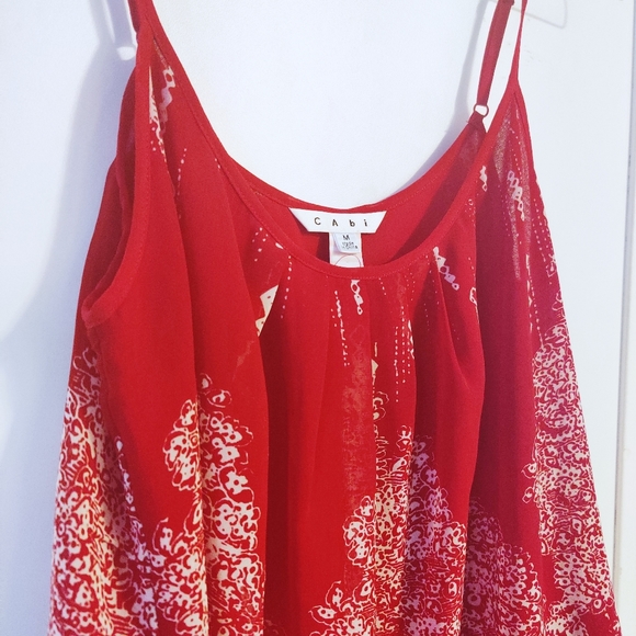 CAbi Tops - CAbi Township Cowgirl Bandana Flowy Tank M